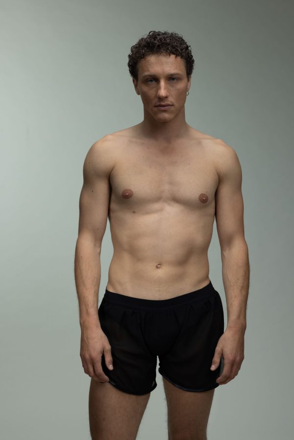 Marot Noir porté – lingerie masculine BASCOUR