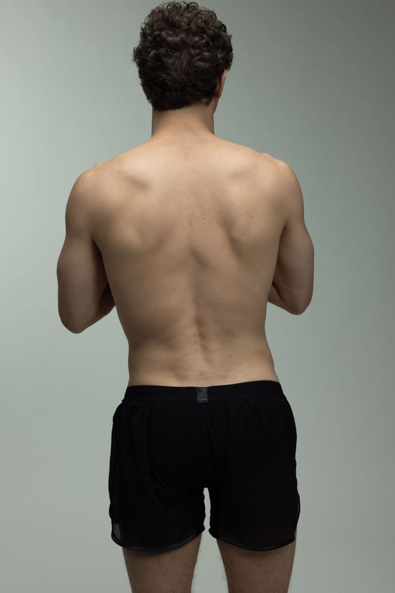 Marot Noir porté – lingerie masculine BASCOUR