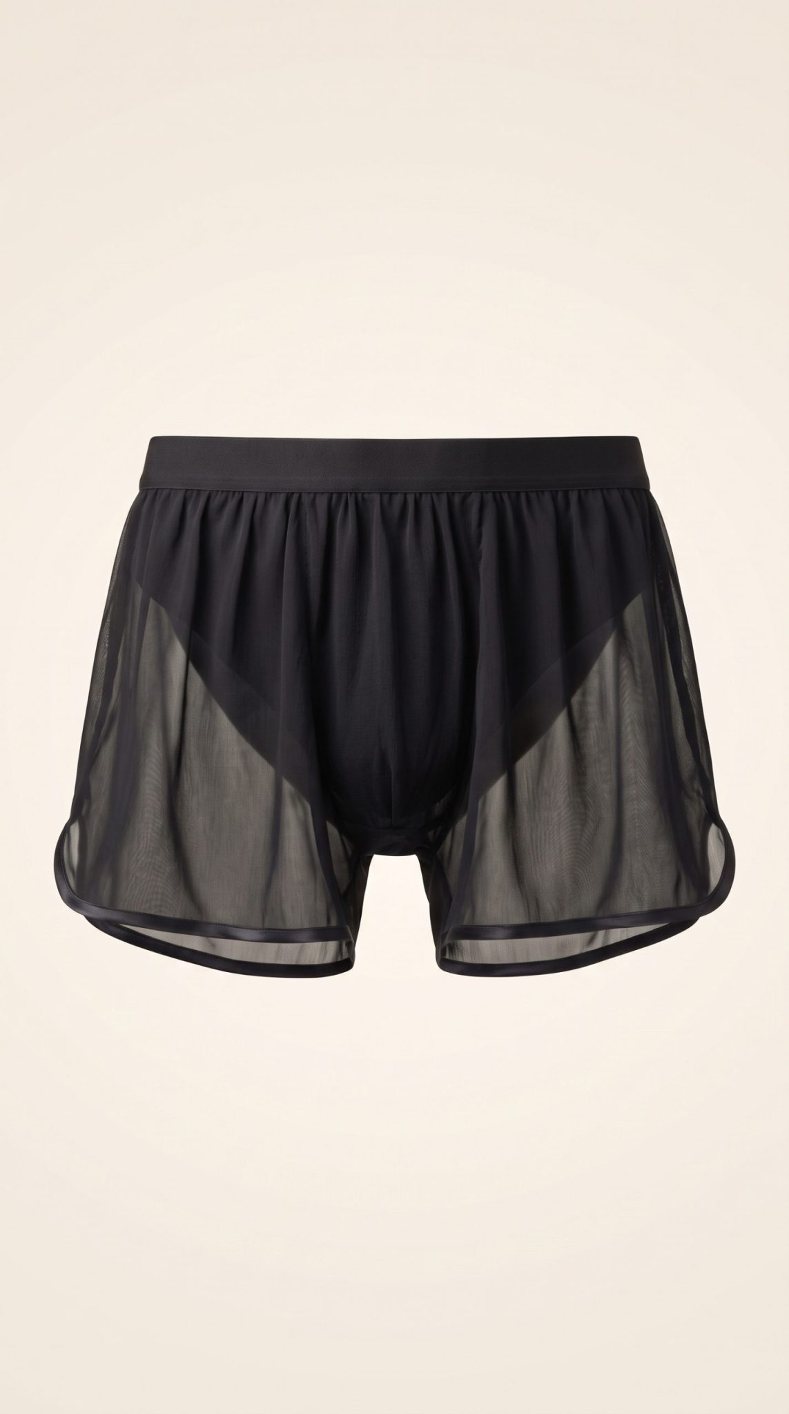 Marot Noir – slip voilé, lingerie masculine BASCOUR