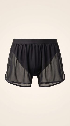 Marot Noir – slip voilé, lingerie masculine BASCOUR