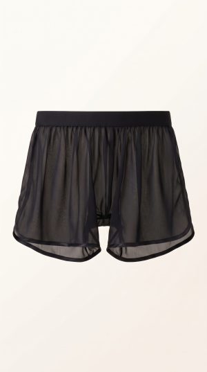 Scève Noir – lingerie masculine en voile BASCOUR