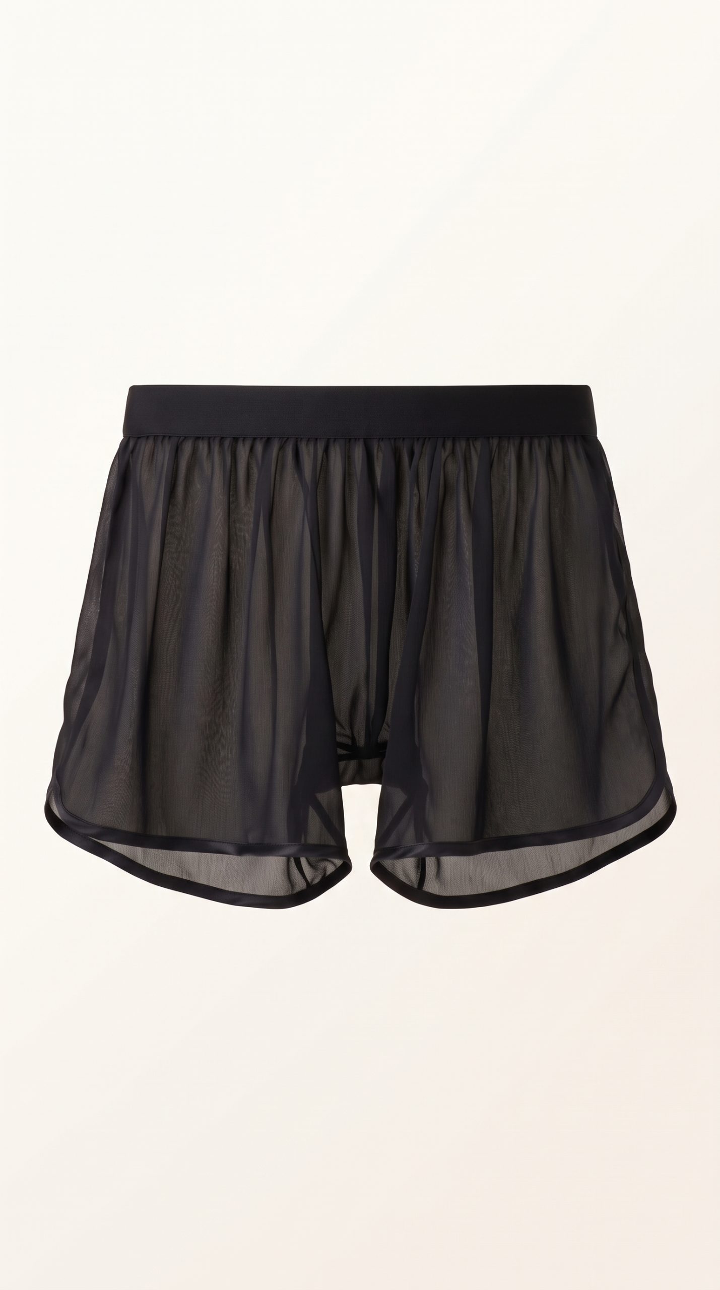 Scève Noir – lingerie masculine en voile BASCOUR