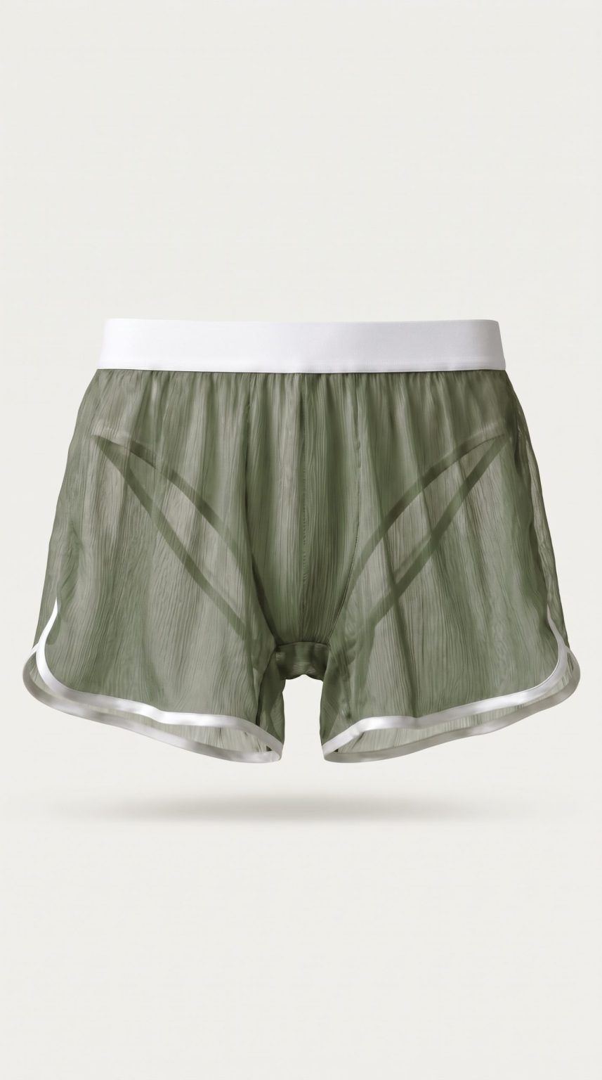 Genet – slip en voile de soie, lingerie masculine BASCOUR