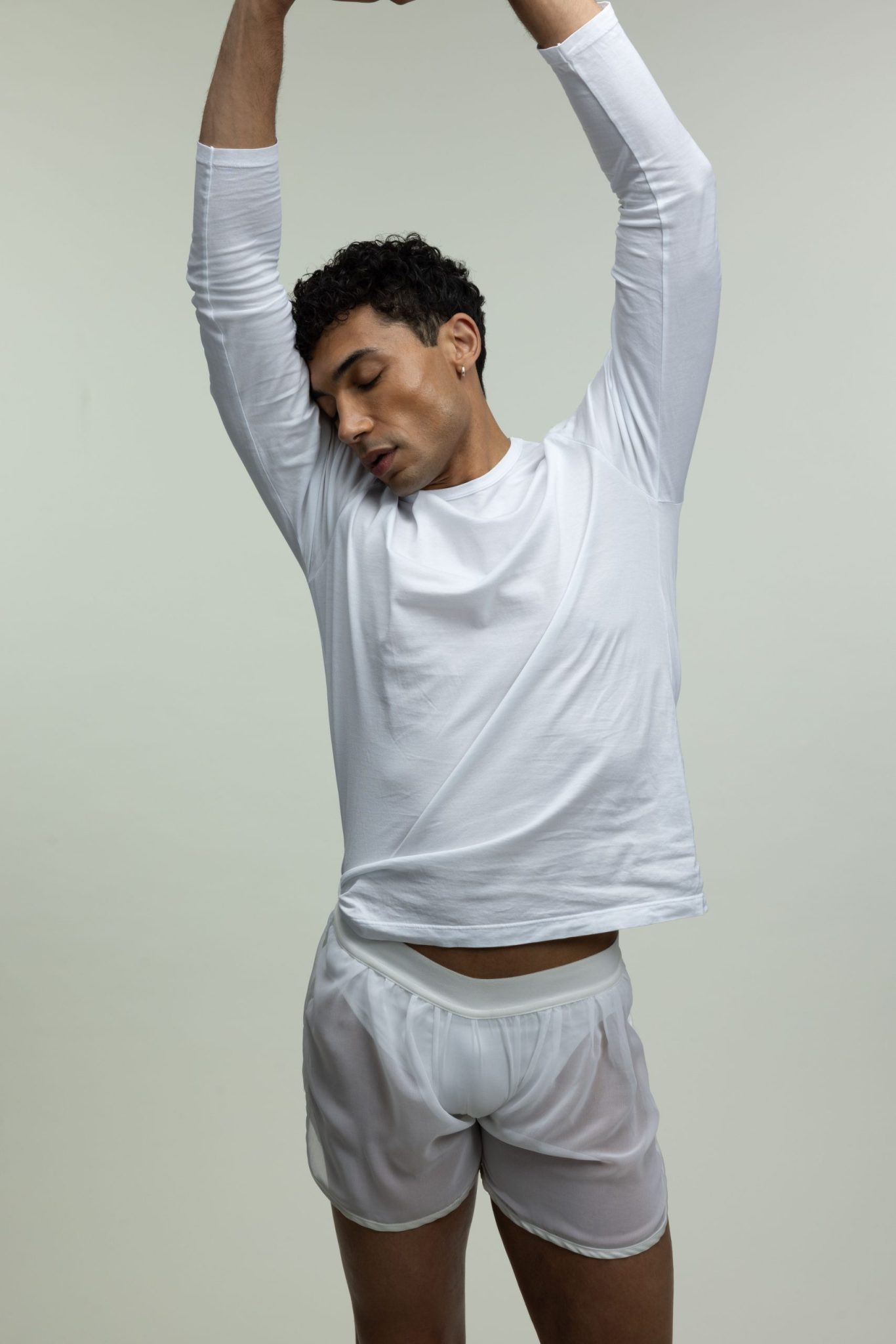 Marot Blanc porté – lingerie masculine BASCOUR