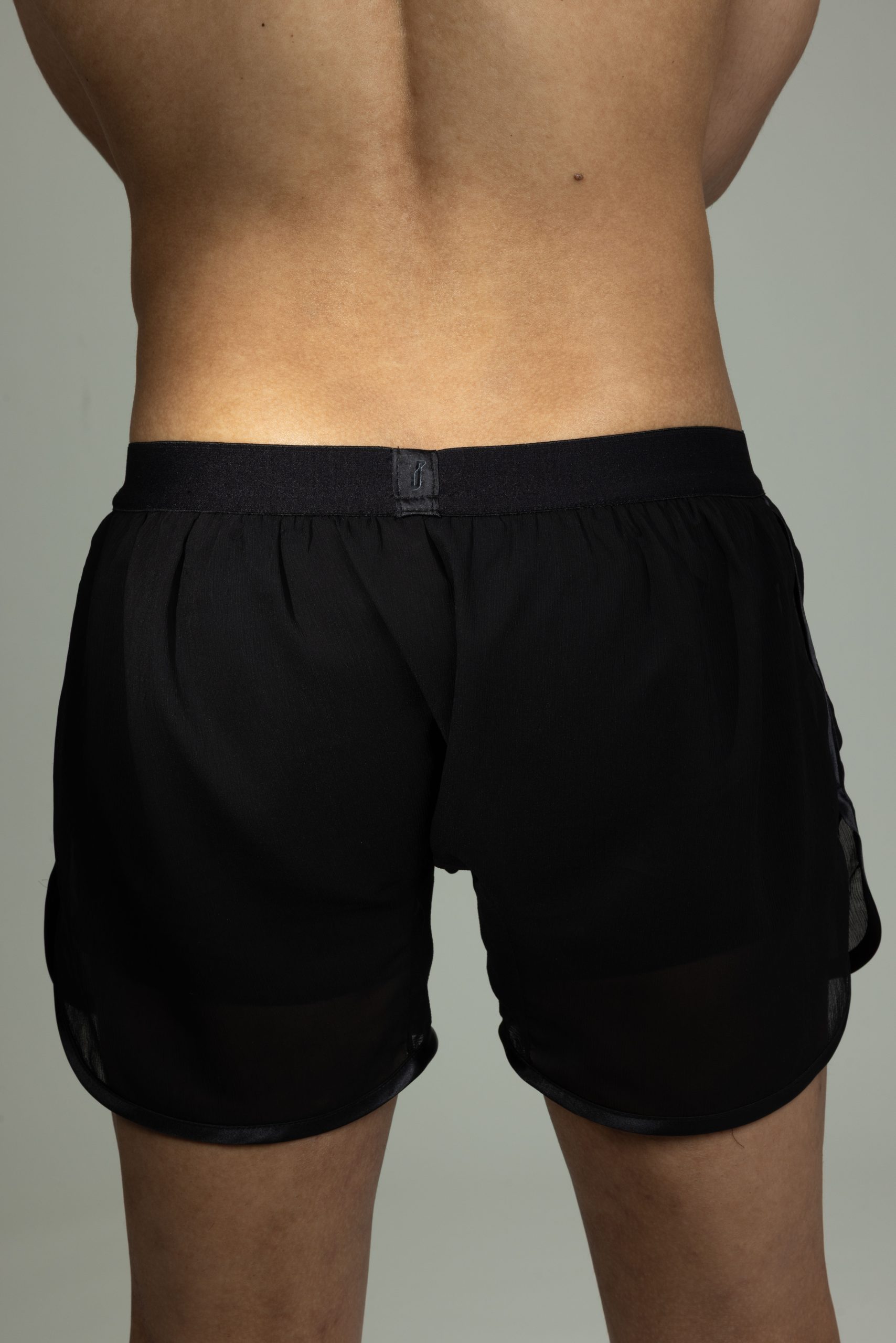 Laclos Noir porté – lingerie masculine BASCOUR