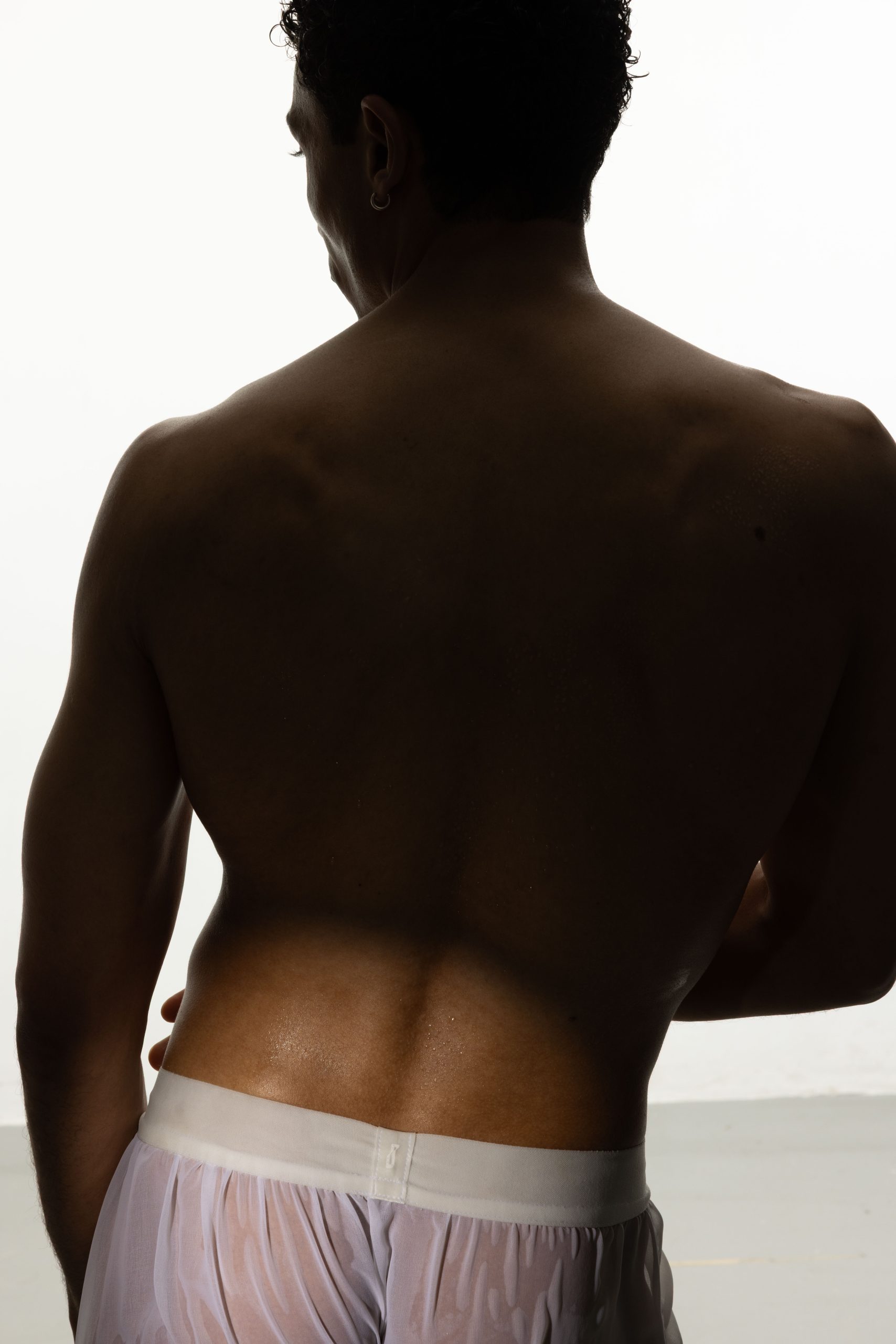 Scève Blanc porté – lingerie masculine BASCOUR